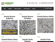 Tablet Screenshot of graniarte.com.br